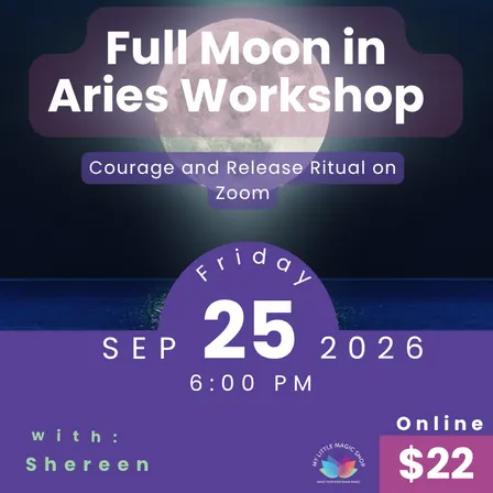 Moon Magic Online - Full Moon in Aries Workshop