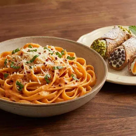 Handmade Pasta With Vodka Sauce and Fresh Cannoli's - Portland