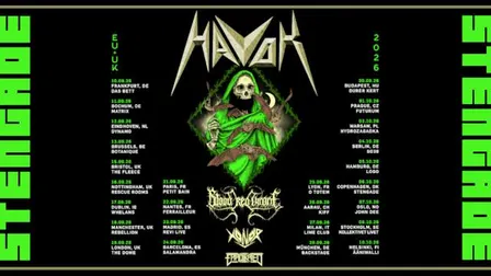 Havok [US] + Special Guests: Blood Red Throne [NO] + Support: Xonor [CH] + Eradikated [SE]