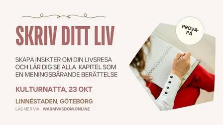 Kulturnatta: Skriv Ditt Liv
