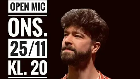 Open Mic Comedy på 28 Live i Roskilde (18+) - Mikkel Bech er vært