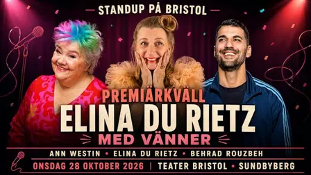 Elina Du Rietz med vänner
