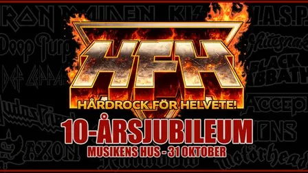 Hårdrock För Helvete Stora 10årsjubileum Live @ Musiken Hus Göteborg