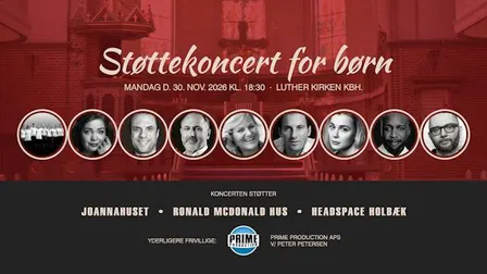 Støttekoncert for børn
