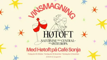 Vinsmagning med Høtoft på Sonja