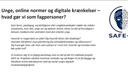 Unge, online normer og digitale krænkelser – hvad gør vi som fagpersoner?