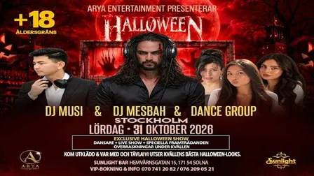 ARYA HALLOWEEN NIGHT 2026 – STOCKHOLM