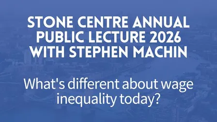 Stone Centre Annual Public Lecture 2026 With Stephen Machin