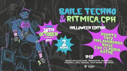 Baile Techno & Ritmica.CPH - Halloween 2026 Edition!