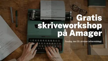 Skriv sammen – gratis skriveworkshop med forfatter Ole Ditlev Nielsen