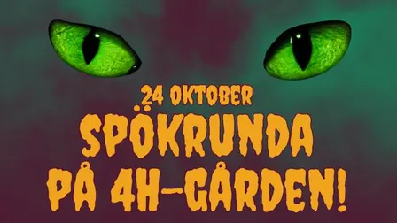 Spökrunda på Eolshälls 4H-gård i Hägersten