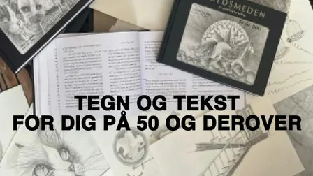 Tegne-skrivekursus for 50+Seniorliv