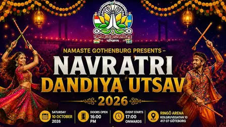 Namaste Gothenburg Presents Navratri Dandiya Utasv 2026