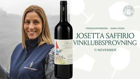 11 november: Vinklubbsprovning med Sara Vezza från Josetta Saffirio