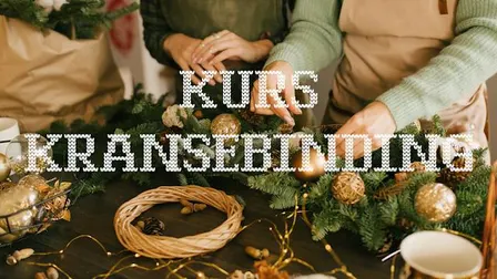 Kransebindingskurs i førjulstiden med Thor Christian Fjeldet