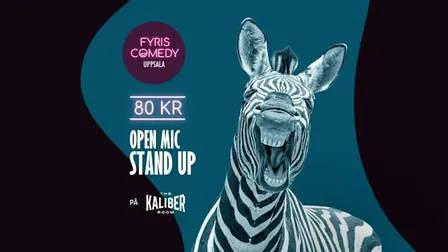 Fyris Comedy Stand Up – Open Mic på Kaliber Room