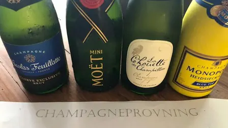 Champagneprovning Malmö även med annat bubbel 30/10 i Malmö