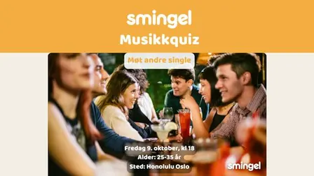 Smingel Musikkquiz (25-35 år)