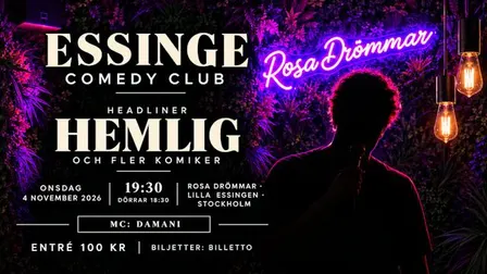 Essinge Comedy Club – Hemlig headliner