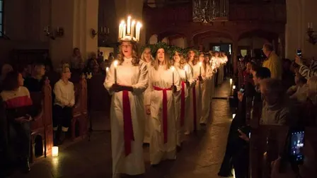 Luciakonsert i Carl Johans kyrka