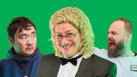 Bag om satire med lydenafniklas og satireholdet fra TV2 ØJ