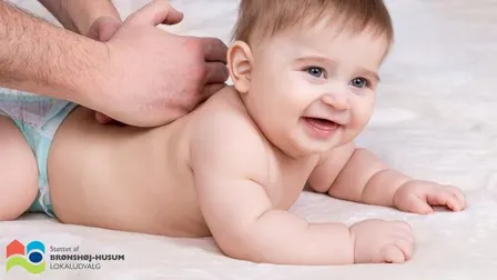 Maveleje-lege & Babymassage (baby 0-8 mdr.)