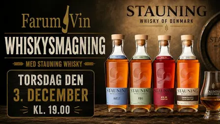 Stauning Whiskysmagning - 3. december kl. 19.00