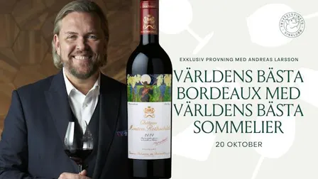 20 oktober: Världens bästa Bordeauxviner med världens bästa sommelier