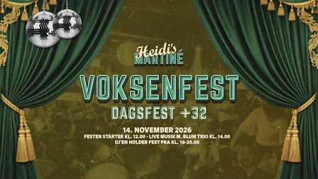 Voksen Dagsfest på Heidi's!
