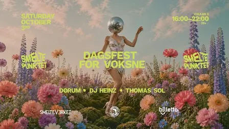 SMELTEPUNKTET - dagsfest for voksne
