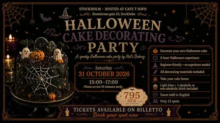Haunted Cake Decorating Party