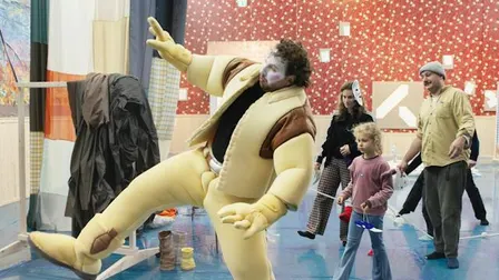 Familjevisning med Figuren