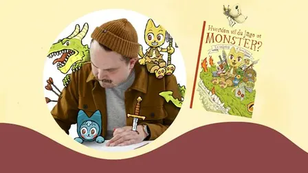 Eventyrlig monsterjagt - hjælp den modige monsterjager (fra 5 år)