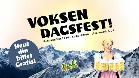 Voksen Dagsfest på Heidi's!