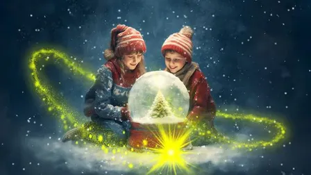 En julsaga - den magiska snögloben