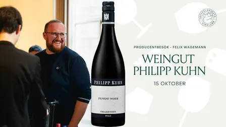 15 oktober: Vinmakarbesök Felix Wagemann från Philipp Kuhn