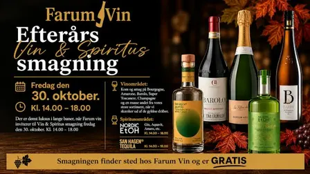 Efterårs Vin- & Spiritussmagning