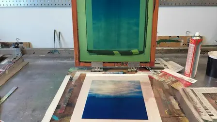 Serigrafi på BIBLIOTEKET - intro to workshop and technic. English language