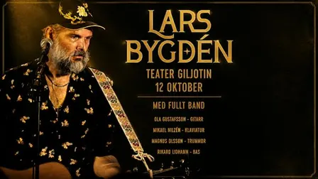 Lars Bygdén med band – WAR LIVE | Teater Giljotin