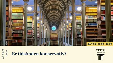 Gå-hjem-møde: Er tidsånden konservativ?