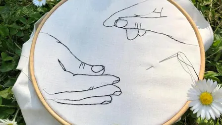 Meditativt broderi - workshop med Maja Stjärna