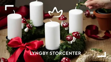 Lav din egen adventskrans i Lyngby Storcenter