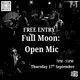 Full Moon: Open Mic