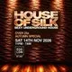 House of Silk Over 25s - Autumn Special
