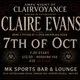 AMPS Night of Clairvoyance with Claire Evans