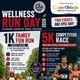 Official Chip-Timed 5K Race + Family Wellness Festival