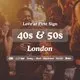 40s&amp;50s Singles Night at Tattershall London| Love at First Sign