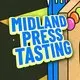 Midland Press wine tasting at Saint Paul's Market