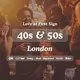 40s&amp;50s Singles Night at The Grove London| Love at First Sign