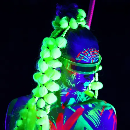 Neon Naked Life Drawing in Victoria Park!
